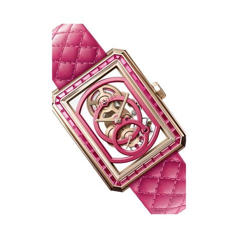 montre chanel boyfriend squelette prix